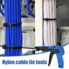 Cable Tie Tool Fasten And Cut Zip Tie Tool With Handle Ergonomic Tightener For Gardening Data Center Car Electronics Automotive