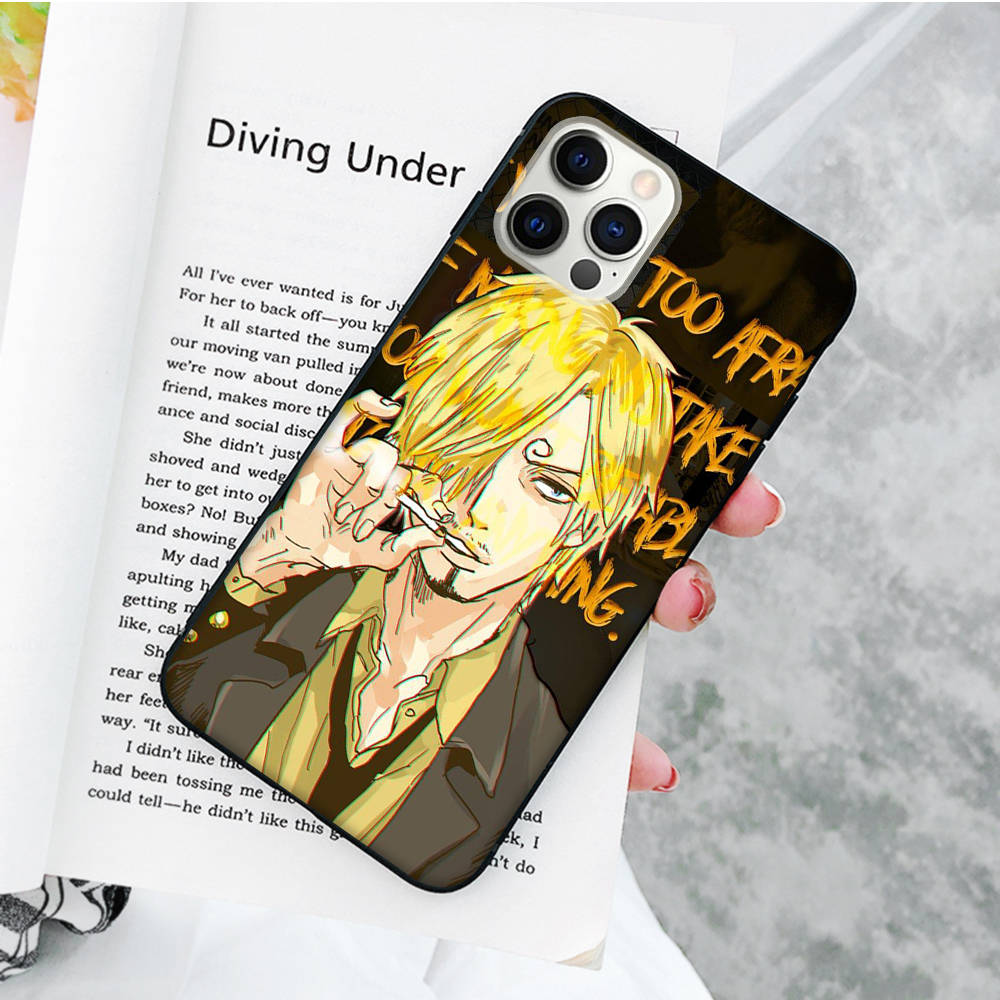 JW67 Robin Zoro Black Soft Case for iPhone 16 15 Plus 14 13 Pro 8 SE XR XS Max P30 Nova 5T Y5P Y6 Y7 Y8P Y9 Realme C30 C33 C31 VIVO Y36 V27