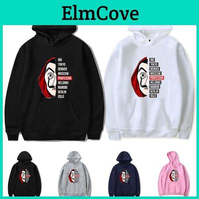 Heist Dali Money The House Of Paper La Casa De Papel Hoodie Pullover Tops Jacket