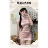 Domila Sexy Lingerie Retro Jacquard Sexy Classical Cheongsam Uniform Temptation Pajamas Hot Passion Suit