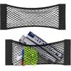 Universal Mesh Cargo Net for Car Trunk Storage,Elastic Small Automotive Cargo Net Pocket Wall Sticker Organizer Pouch Bag Storage for SUV,2 Pack with