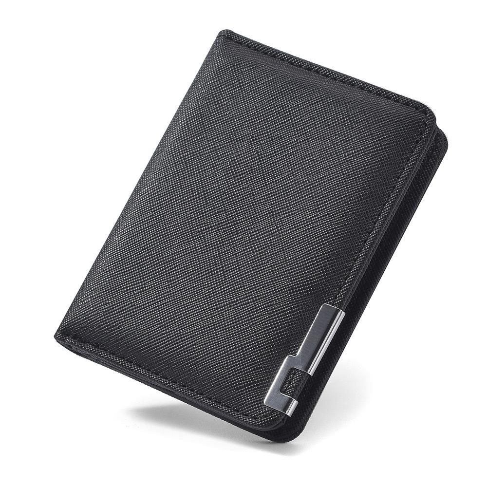 Men’s PU Leather Bifold Wallet Slim Short Wallet Business Card Holder Cash Pocket ID Window Minimalist Wallet for Men Gift Idea