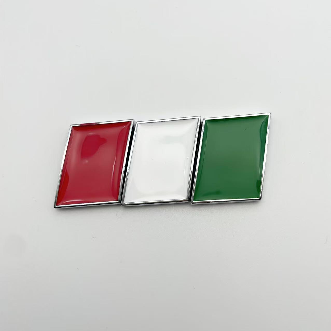 

Cross-border National Flag Sticker Set: Germany, Italy, France - Creative Metal Car Stickers