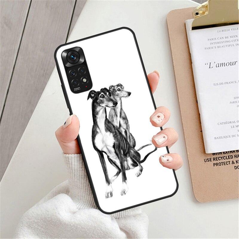 Galgo Greyhound Hund Hülle Für Xiaomi Redmi 9 10 9C 10A 10C Hülle Für Redmi Note 7 8 9 10 11 Pro 8T 9S 10S 11S