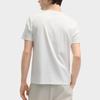 Fila Heritage Series Casual Simple Versatile Knitted Short Sleeve T-Shirt Men Tops Cloud-Mushroom-White F11M528118F-WT