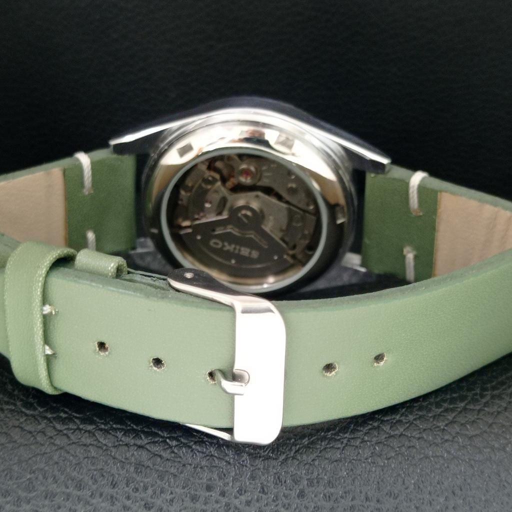 AUTOMATIC VINTAGE REFURBISHED SEIKO 6309A JAPAN MENS GREEN DIAL WATCH A443177-1