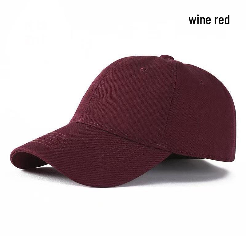 Unisex Pure Cotton Soft Top Baseball Cap - Customizable Team Duckbill Sun Hat