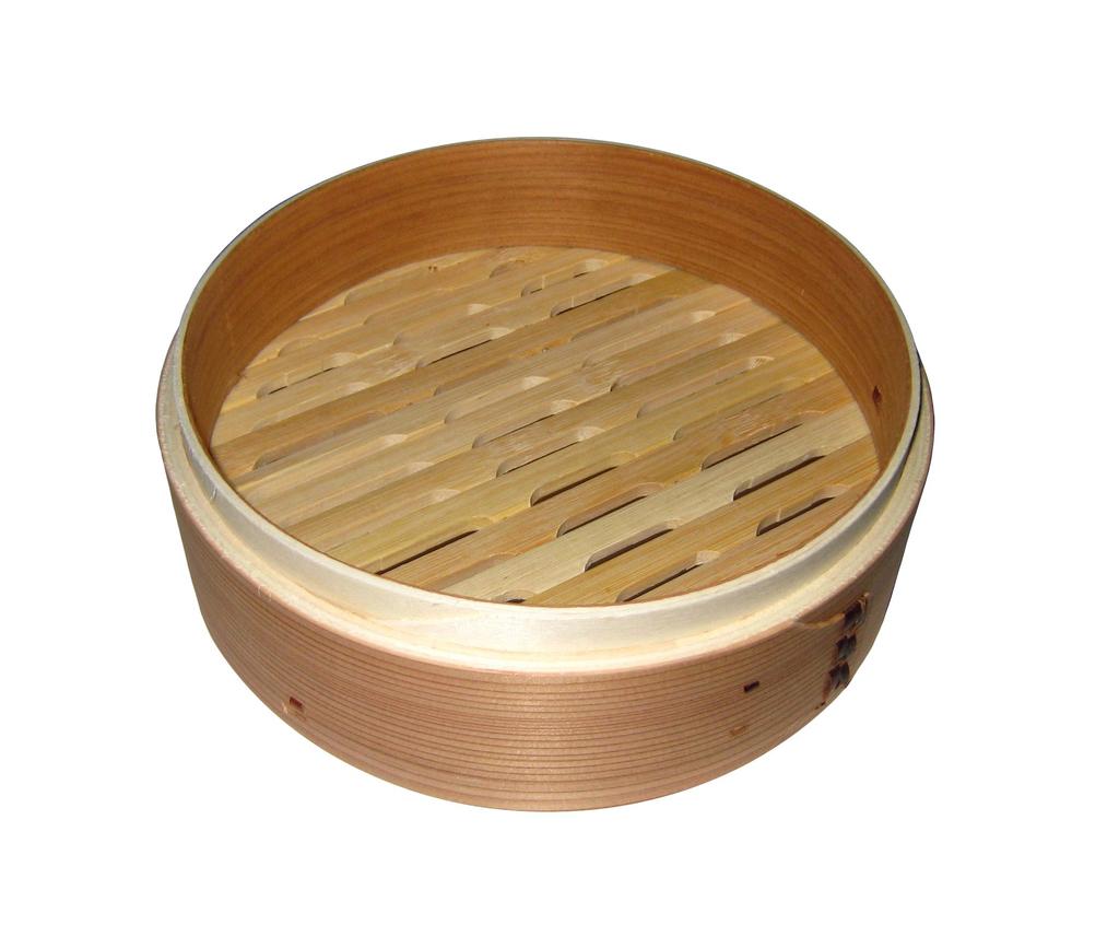 Cedar wood Chinese steamer 21cm basket,