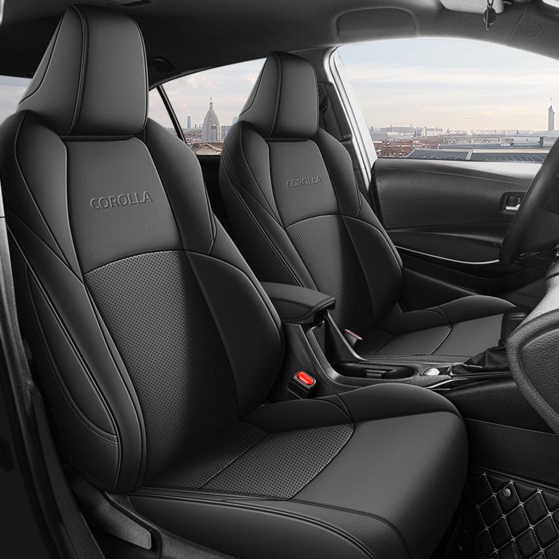 Universal All-Season Seat Covers for Toyota Corolla, Fits Dual-Engine Models, Fully Enclosed Car Seat Cushions