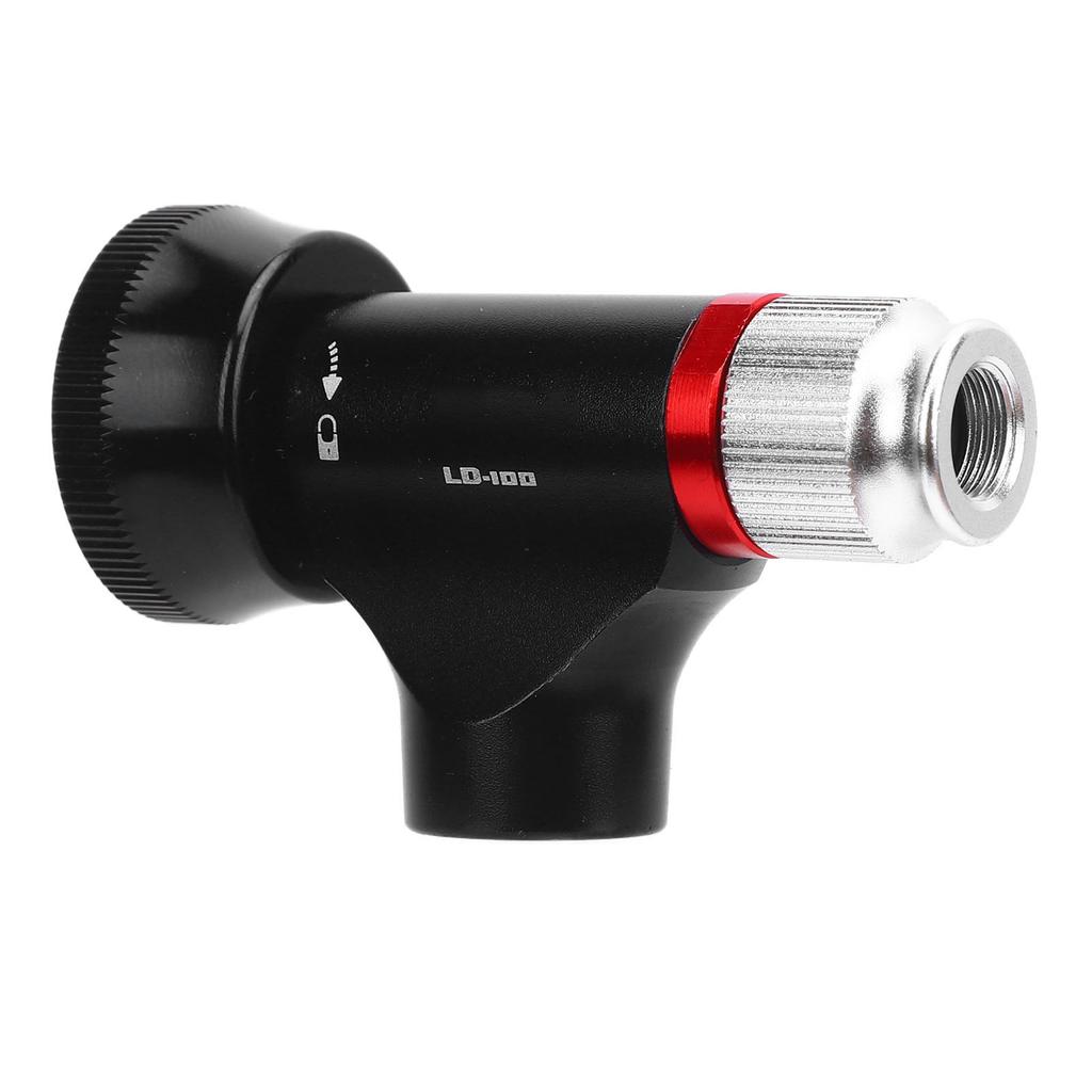 Inflador de Pneu de Bicicleta CO2 Liga de Alumínio Compatível com Válvula Americana e Francesa Bomba de CO2 para Bicicleta com Pressão