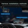 HD G10 Digital Head Up Display Big Font Car HUD GPS Speedometer with Over Speed Alarm Compass Electronic Screen Fit For All Cars