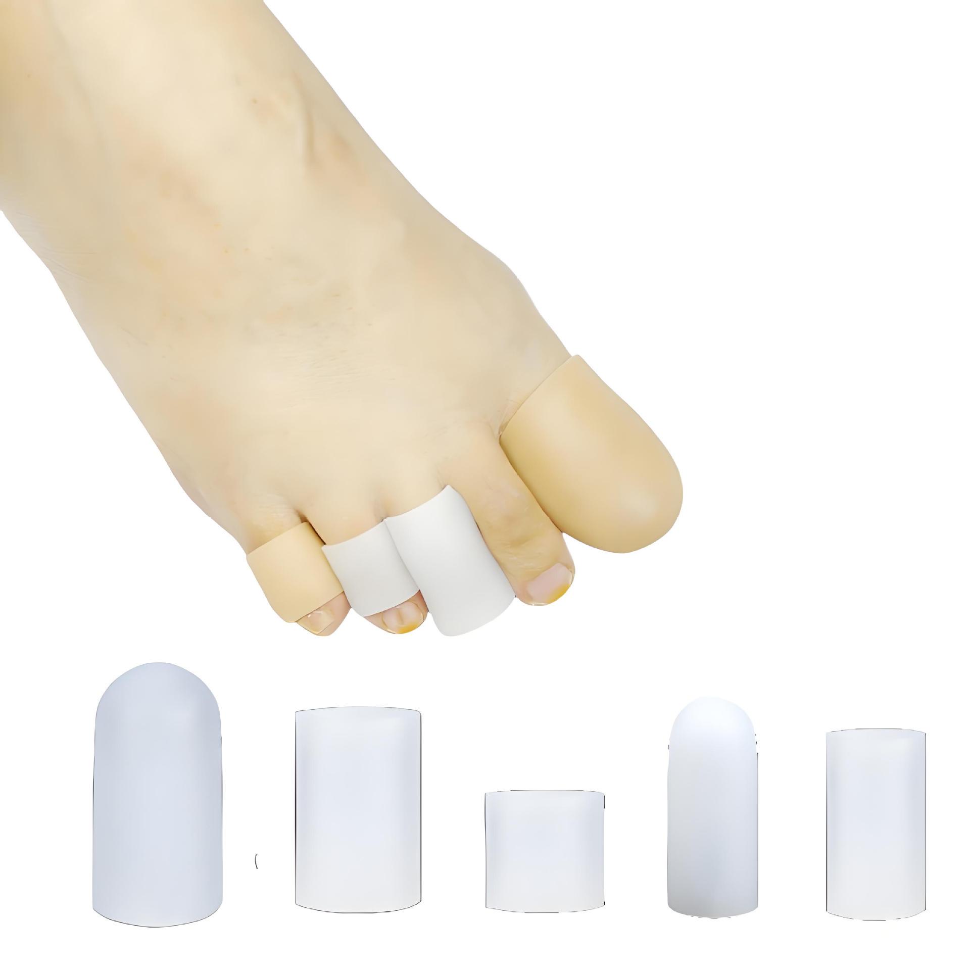 

Silicone Finger & Toe Protection Sleeve - Pain & Friction Relief for Sports.
