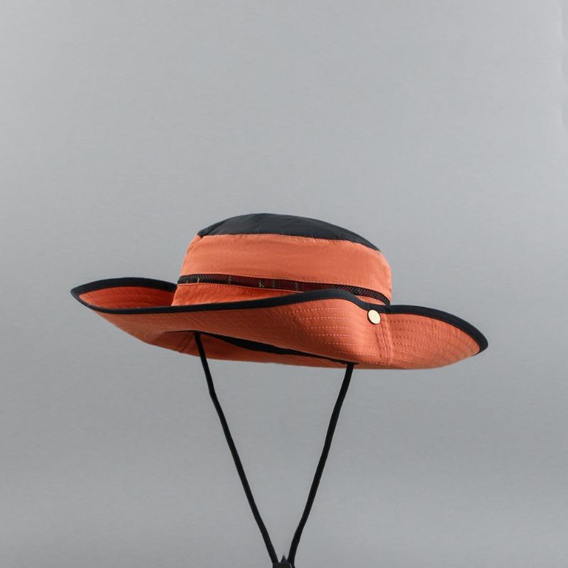 Mountaineering Bucket Hat Women's Summer UV Protection Sunshade Sun Protection Hat Outdoor Fishing Quick Drying Big Eaves Hiking Hat