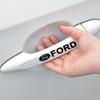 4 vnt. Automobilio durų rankenų 3D lipdukai Padangų galinio vaizdo veidrodėlių lipdukai Ford Focus Mk2 Mk3 Fiesta Ranger Mondeo S-MAX Kuga Mustang