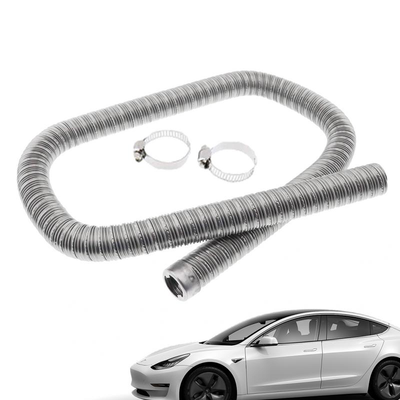 60/100/150/200cm Car Air Heater Exhaust Pipe Stainless Steel Auto Oil Tank Vent Hose Air Parking Heater Exhaust Hose Line