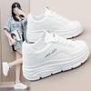 Autumn New Women's Sports Shoes Korean Edition Thick Soled Height Increasing Casual Shoes Soft Soled Non Slip Board Shoes
