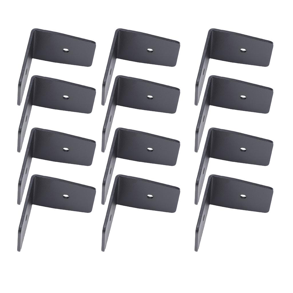 P gola Hardware Raft Clips Black Galvanized Steel Clips with Screws for Wood Timb Beam Ceiling Joist