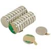 First4magnetsTM First4magnets Neodymium Magneet N42 1,6 kg Trekkracht Zuid 12 mm x Dikte 2 mm Pak van 20 -