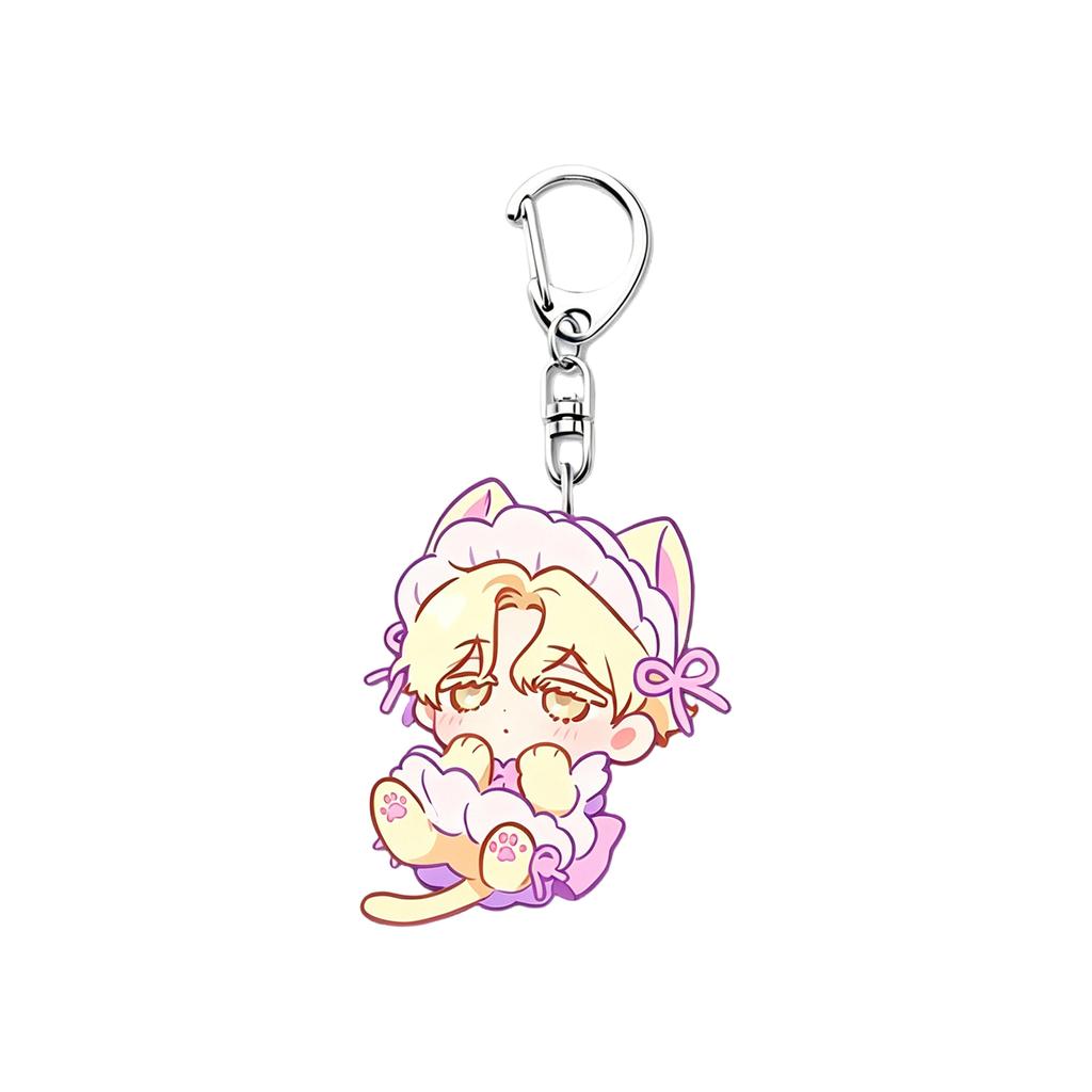 Anime Perifere Acryl Sleutelhanger Hanger, Schattige Student Anime Rugzak Hanger