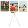 Pole Total Station Tripod Stand, Surveying Prism Pole Tripod, Aluminum Prism Pole Tripod for GPS Leveling Staff Total Station Surveying Equipment, 75-