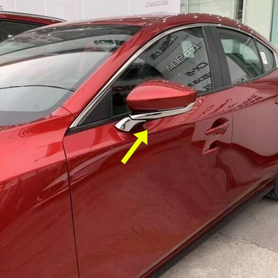 Mazda 3 Axela Door Edge Guard, Sill Strip, and Mirror Trim for 20 Models Exterior.