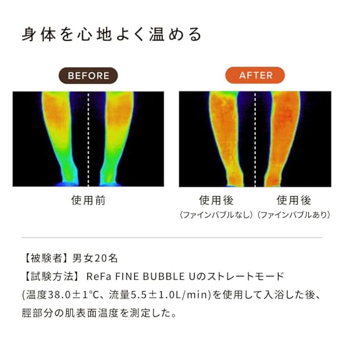 New Model [Official Store Exclusive] ReFa Fine Bubble U/ReFa FINE BUBBLE U White Shower Head with Shopper, Nano Bubble Bath Supplies