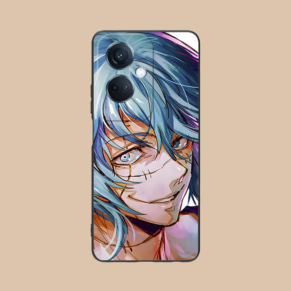 JJK Mahito Phone Case for OPPO Reno 14 13 12 11 10 9 8 7 6 5 F T Pro 5G Soft TPU Shockproof Cover