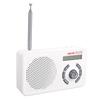 Radio Speaker AM FM LED Display with Earphone Port Portable for Home Beach Hot Tub Bathroom Outdoor