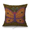 Modern Polka Dots Art Flower Vase Butterfly Pumpkin Yayoi Kasuma Japanese Style Cotton Linen Sofa Pillow Case Car Cushion Cover