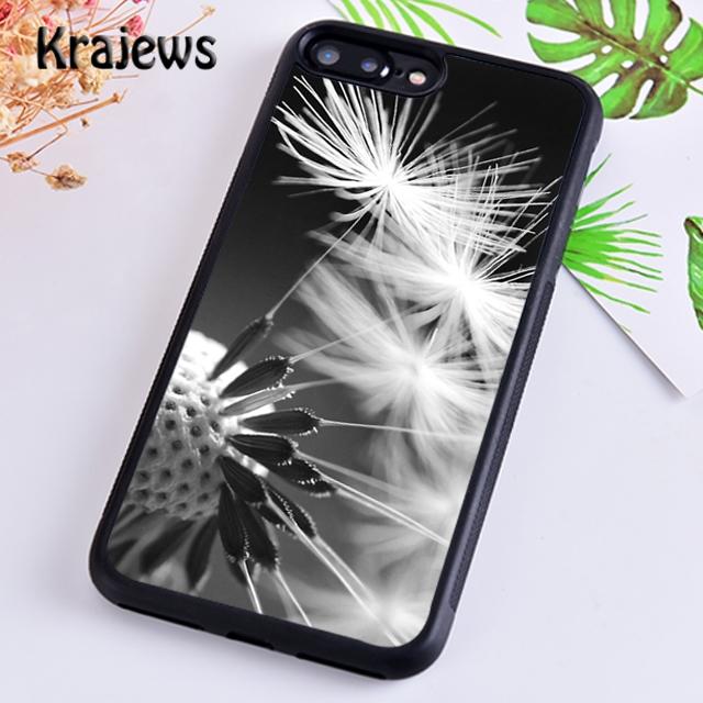Krajews Dandelion Flower Flying Phone Case Cover For iPhone 17 Air 16 15 14 plus 11 12 13 pro max Plus coque Fundas