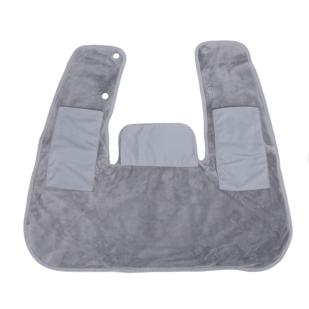 Neck and Shoulder Heating Wrap 3 Temperature Settings 3 Timers Velvet Heated Neck Shoulder Pad Gray