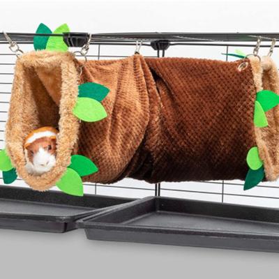 Hamster Hammock Large Space Hanging Bed Warm Hamster Guinea Pigs Sleeping Tunnel