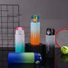780ml Clear Plastic Leakproof Drinking Cup Sports Water Bottle Drinking Bottle(-Frosted)