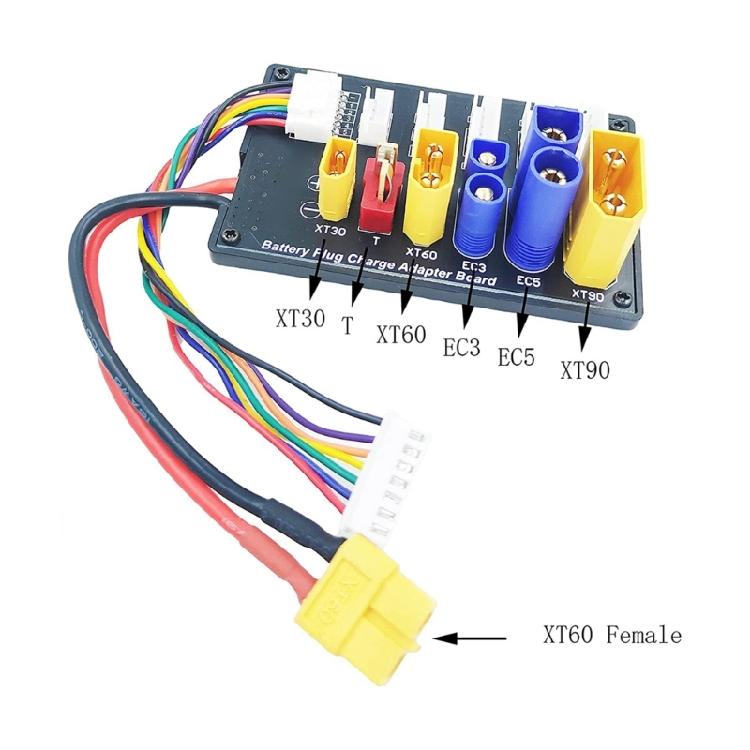 Parallel Charging Board Easy Connection 6S Balance Board for XT90 XT30 EC3 EC5 T XT60 for Battery Easy Connection