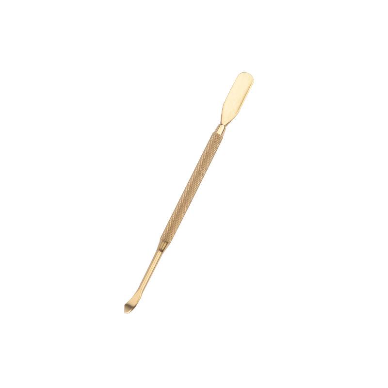 Stainless Steel Double-Ended Nail Cuticle and Polish Remover Tool with Bent Head