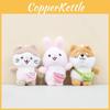 Delightful Mini Plush Dog Rabbit Cat Soft Toy Keychain Backpack Accessory