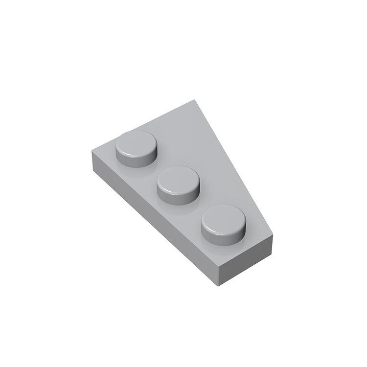20pcs MOC Parts 43723 Wedge Plate 3 x 2 Left Compatible Bricks DIY Assmble Building Blocks Particle Kid Puzzle Brain Toy Gift