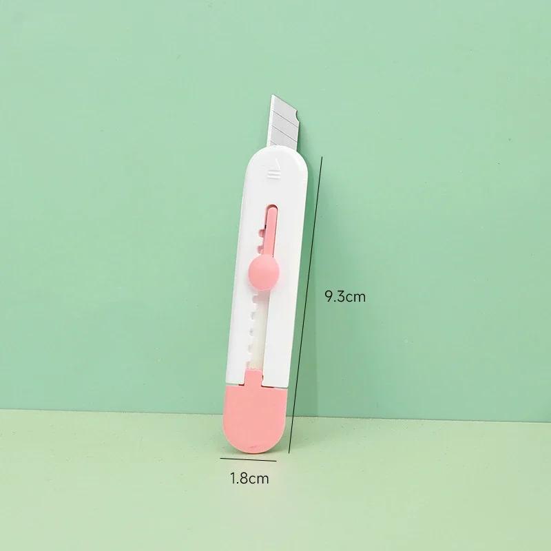 Mini Portable Small Utility Knife Hook Belt Invisible Box Cutting Cutter Office Supplies Cutting Knife Letter Opener Tools