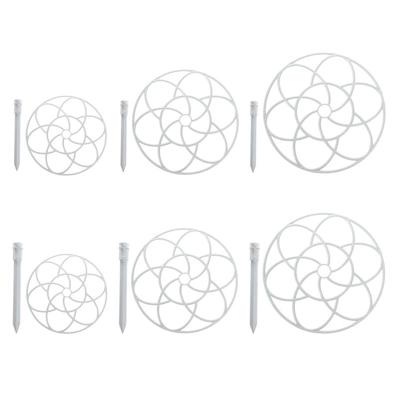 White Plastic Garden Stackable Bonsai Climbing Frame Plant Cage Frame Plant Support Stand Climbing Vine Rack Gardening Supplies