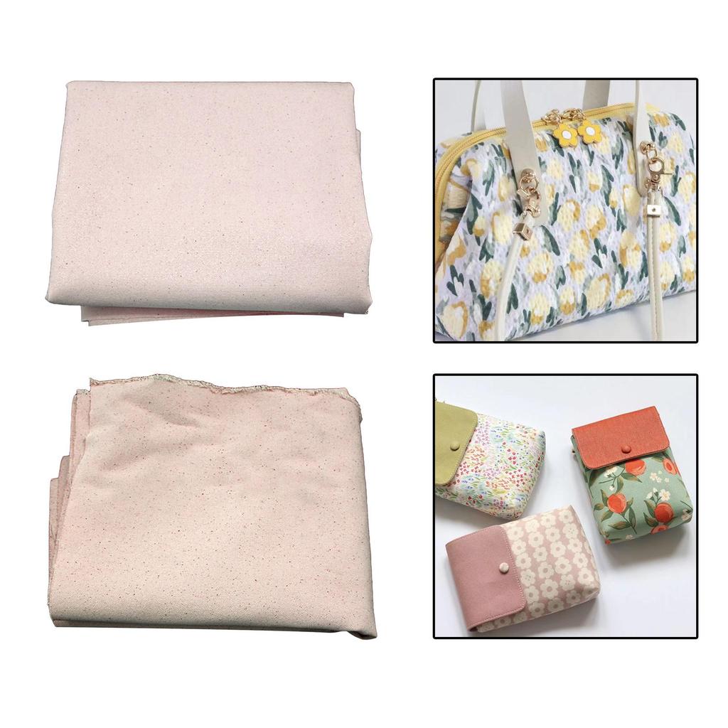 Single Sided Fusible Canvas Interfacing Roll for Tablecloths Curtains Banners Handmade Craft Sewing
