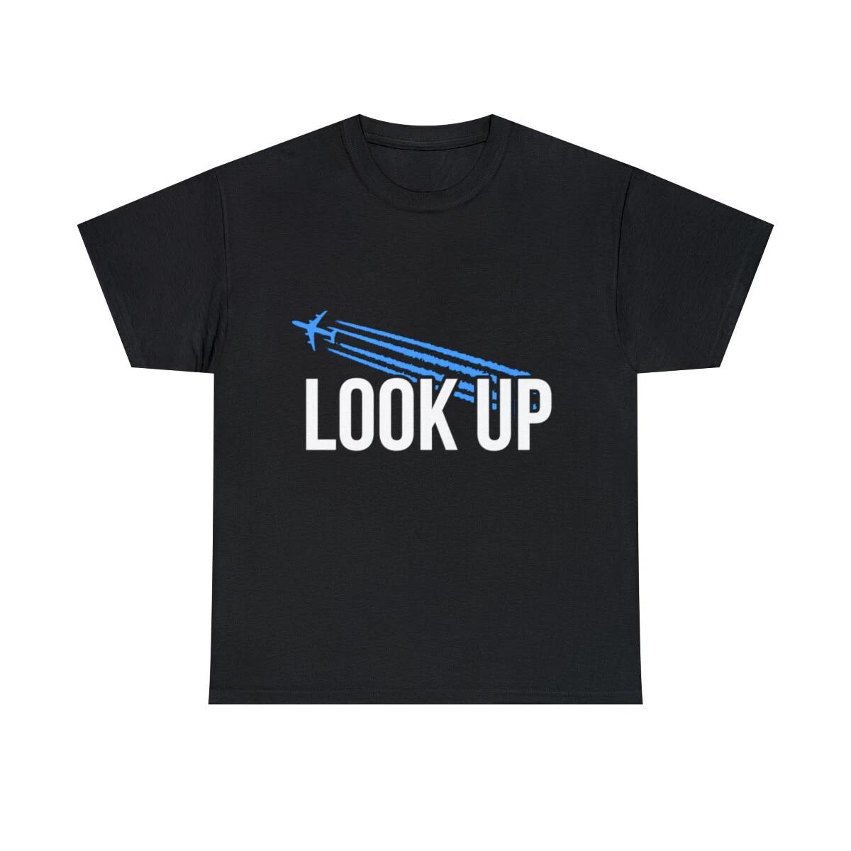Look Up Chemtrails Graphic Tee Shirt, S-5XL 4XL