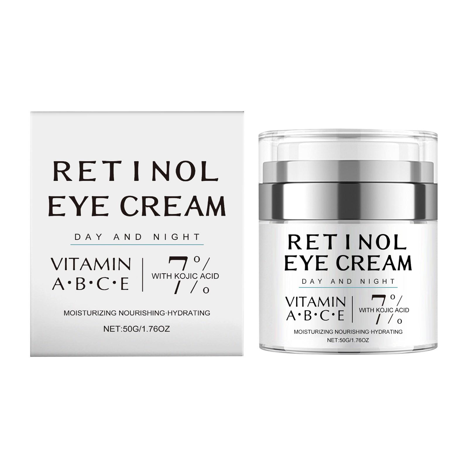 

Ретиноловый крем для глаз Увлажняющий и укрепляющий крем для глаз предназначен для темных кругов и мешков под глазами, 50 г One Size белый