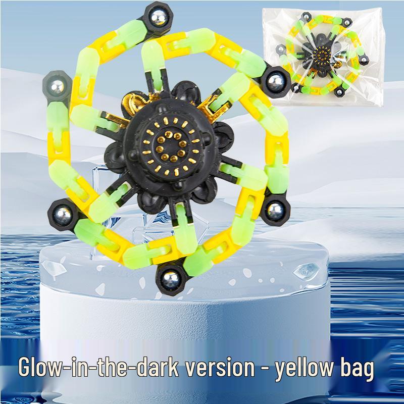 Kids' Transforming Luminous Gyro Decompression Fidget Toy