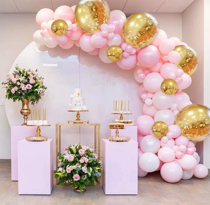 Palloncini Rosa Opachi Palloncino in Foglio 4D Sirena Arco Nuziale Ghirlanda Palloncini Kit Arco Ghirlanda Palloncini
