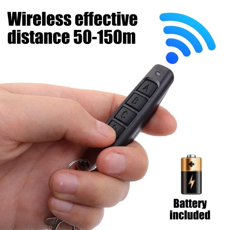 433Mhz Wireless Remote Control Auto Copy Controller Wireless Transmitter Switch Telescopic Door Garage Door Transmitter Switch