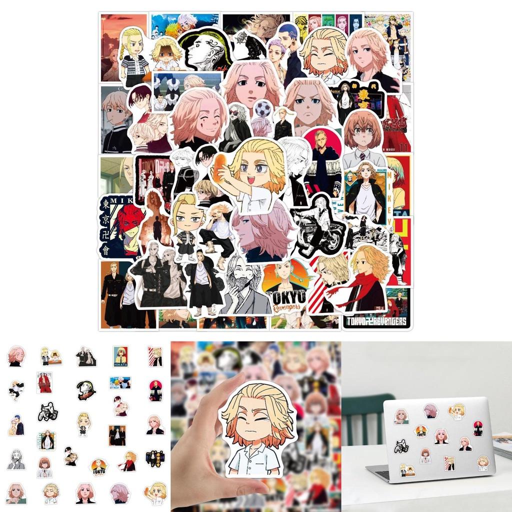 50pcs Revengers Tokyo Sticker Pack Set Game Diy Imposter Waterproof Decal