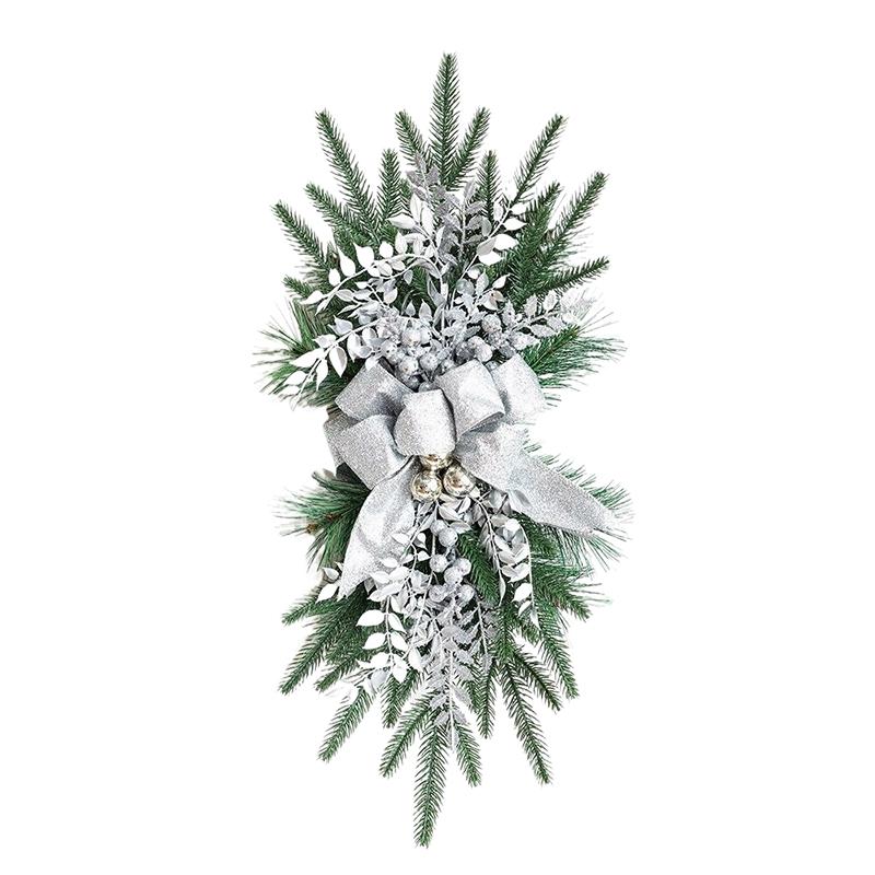 Christmas Staircase Decoration Wreath Party Gift Christmas Home Furnishing With Led Decoration Prop Evening Party Dress Up Prop