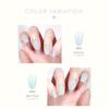 11-Piece Gel Nail Set for Beginners: HEMA-Free, Peelable Gel Nail Stickers, Self-Nail Kit, Peel-Off Gel Nail Tips, Hypoallergenic, Transparent, Easy T