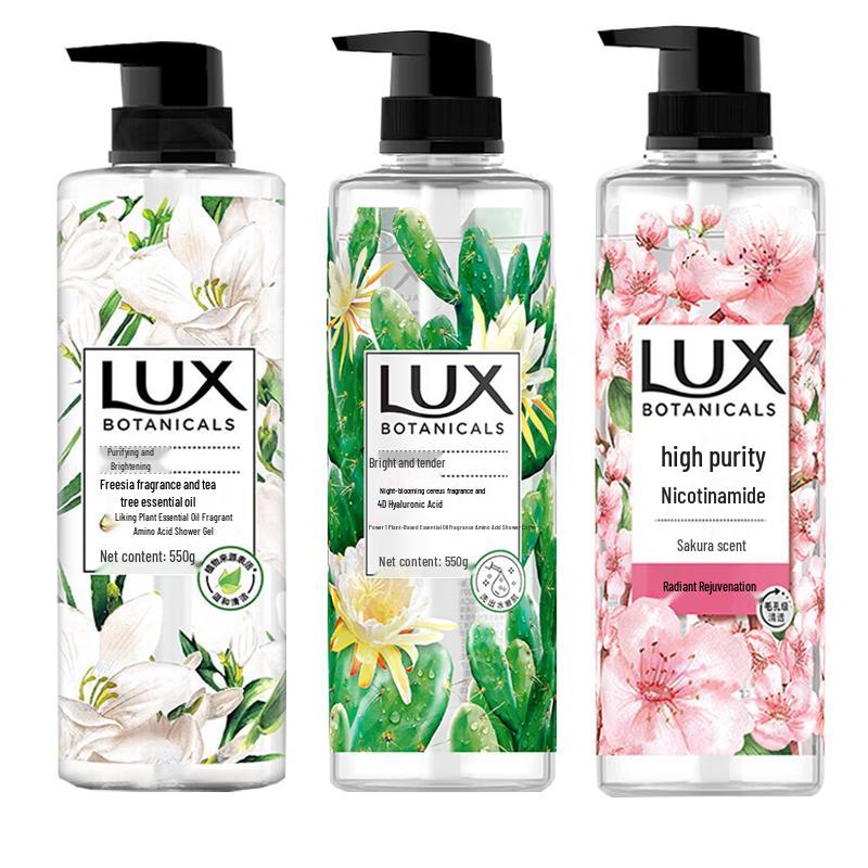LUX Essential Oil Fragrance Shower Gel Trio Pack