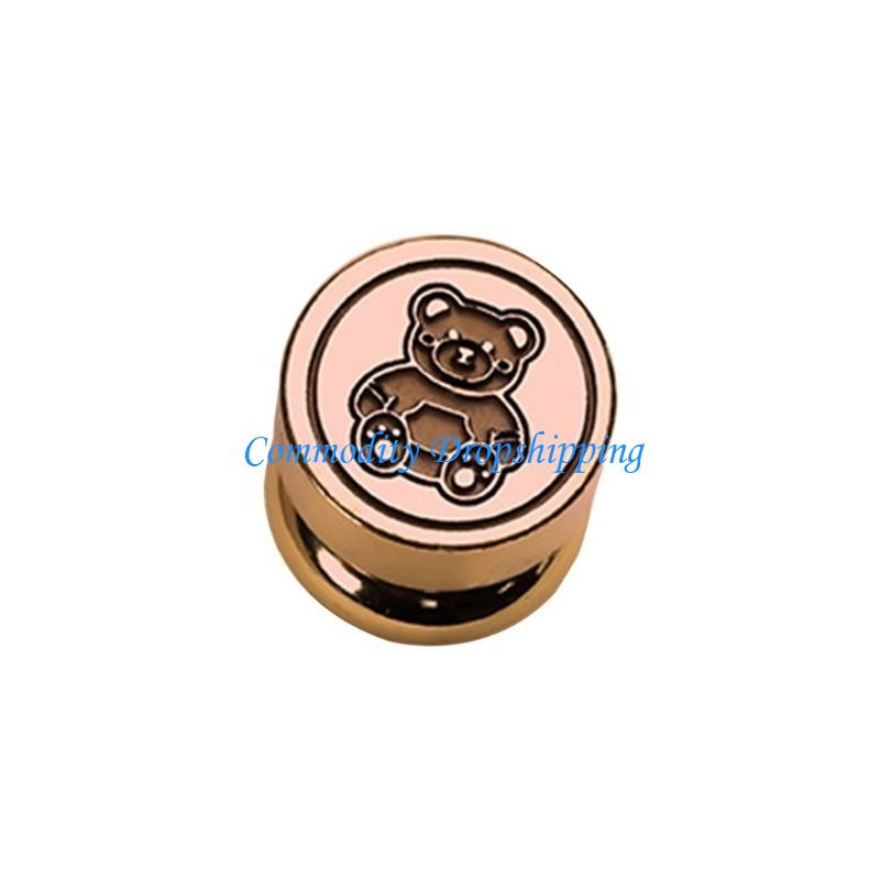 

Y5JC Vintage Wax Seal Stamp Sealing Wax Stamp Head Replacement for Party Invitation Envelopes Card Gift Decor